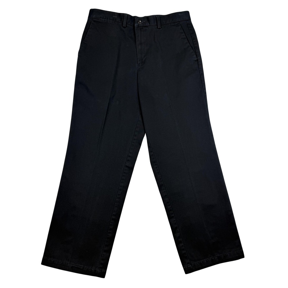 Dockers Pants Mens 34x30 Black Chino Stretch Waistband TAG-IT Dress‎ Casual